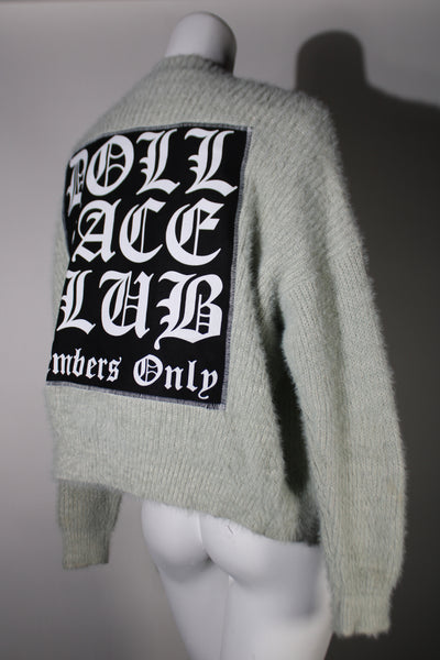 Fuzzy Mint Cardigan