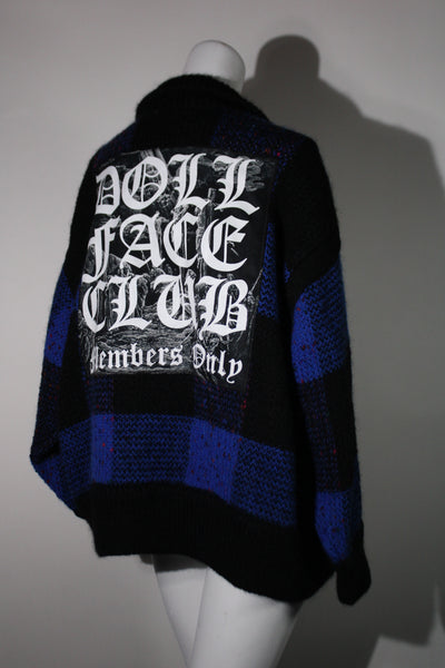 Checkered Cardi
