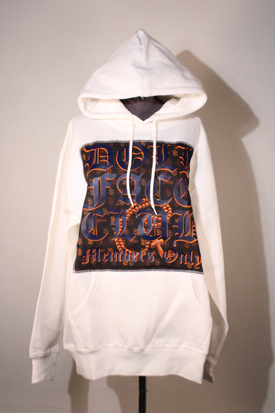 Rosary Hoodie White