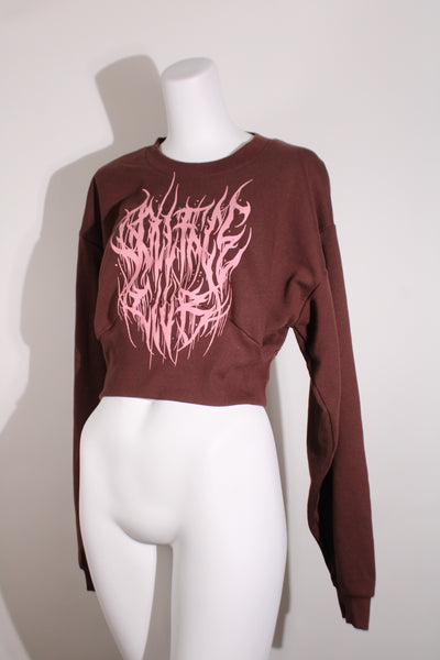 Brown & Pink Crop