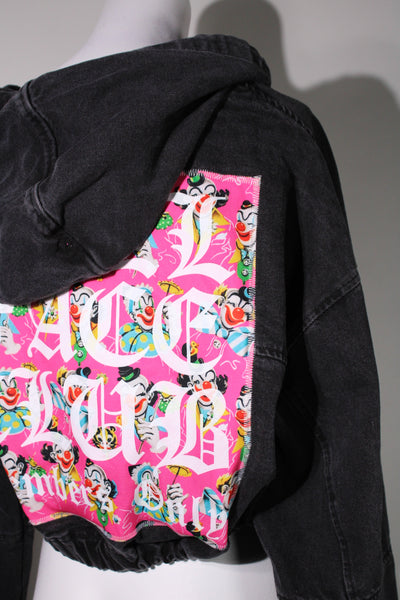 Clowns n’ the Summer Grey Zip Up