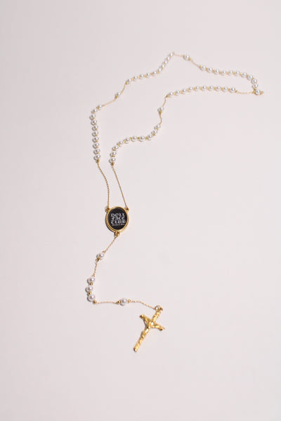 Gold & Pearl Rosary