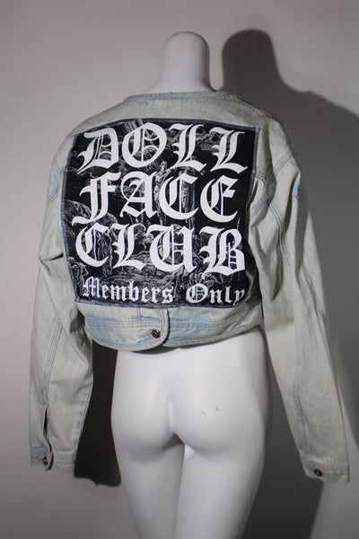 Acid Wash Jean Crop