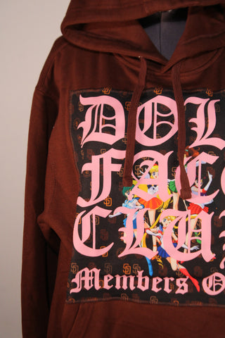 Sailor Moon Pink& Brown Hoodie