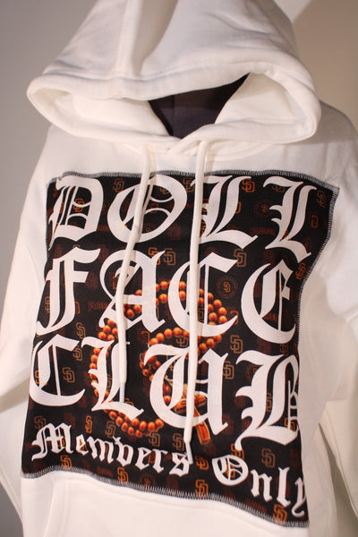 Rosary White Hoodie