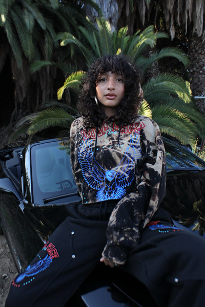 Hand-Tied Hoodie