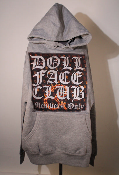 Rosary Silver Hoodie