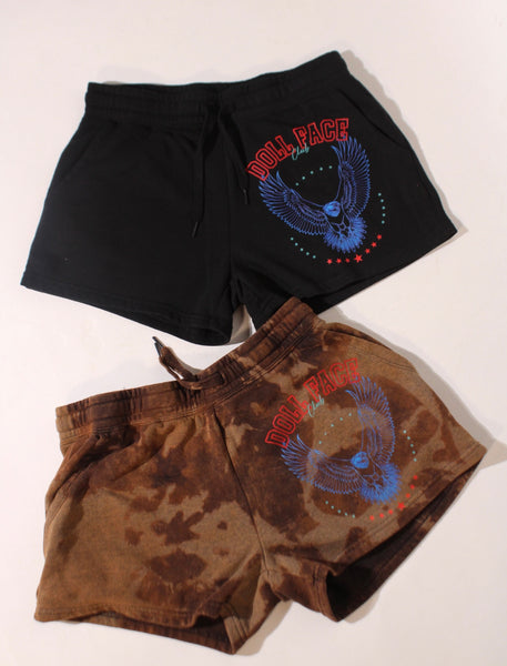 Acid wash & Black Shorts