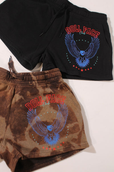 Acid wash & Black Shorts