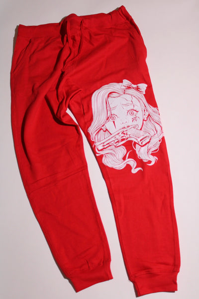 Red Joggers