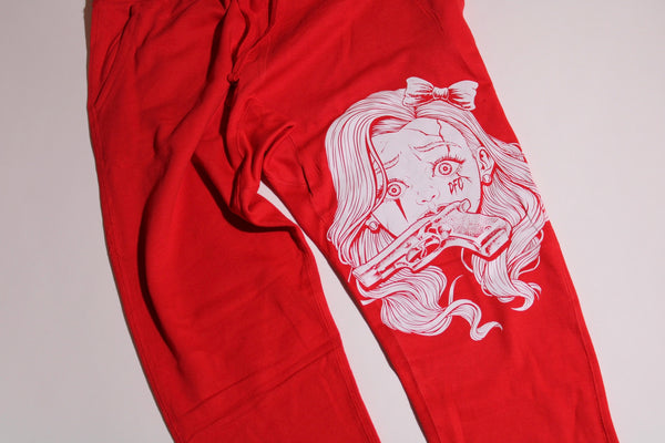 Red Joggers