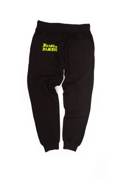 Black and Neon Sweats XL