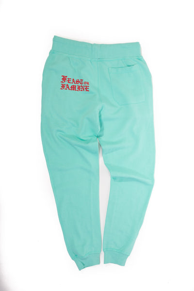 Mint and Red Sweats