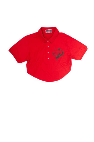 Red Polo Crop S