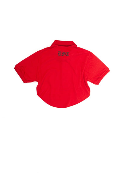 Red Polo Crop S