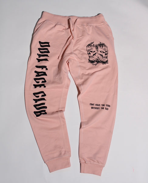 Black Glitter/Pink