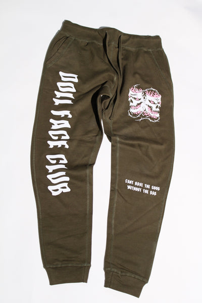 Army Green/Baby Pink