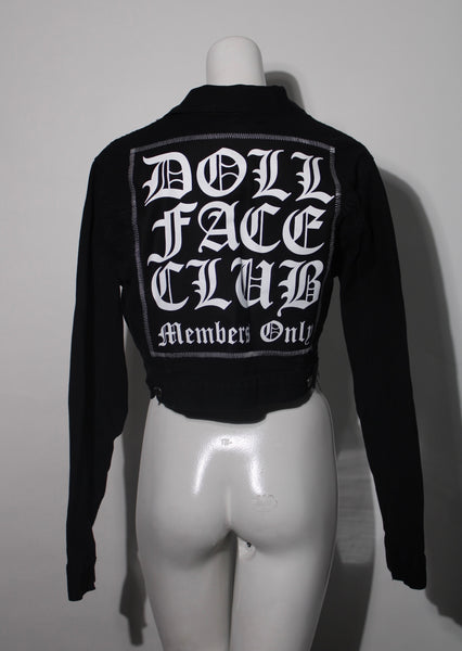 Stretchy Black Crop