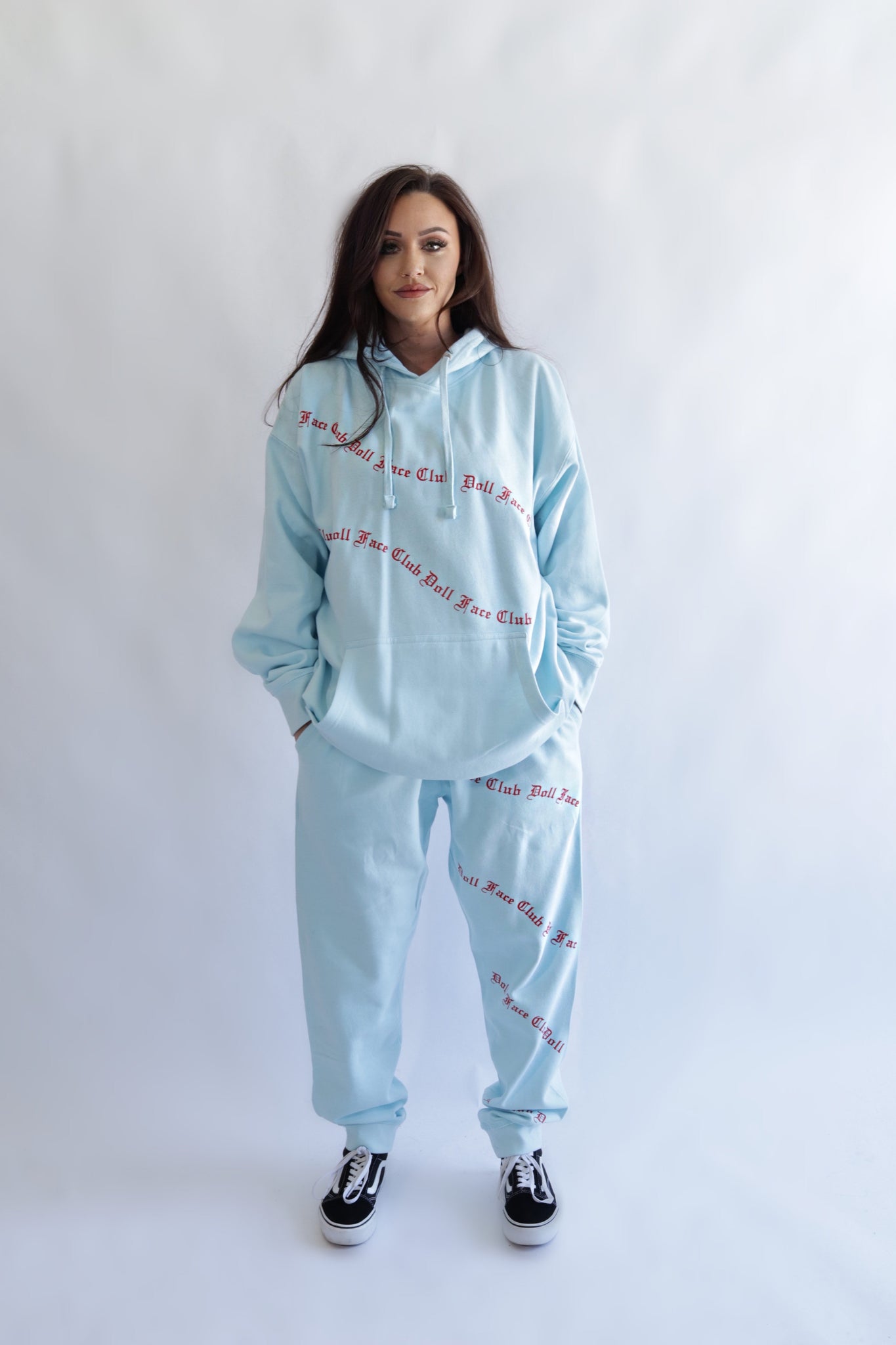 2xl Baby Blue and Red