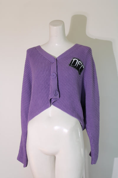 Violet Crop Sweater