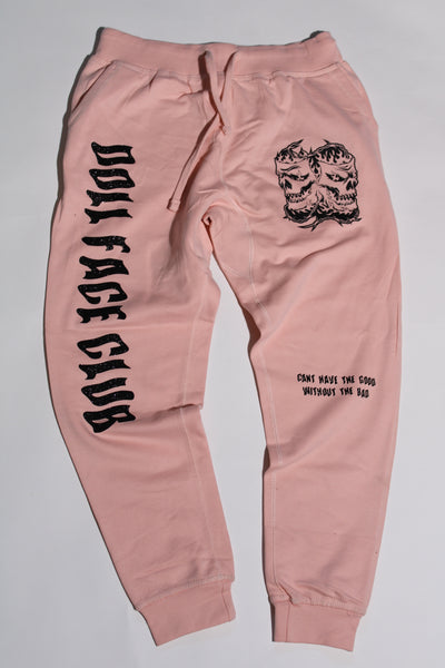 Black Glitter/Pink