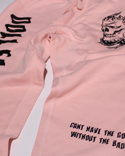 Black Glitter/Pink