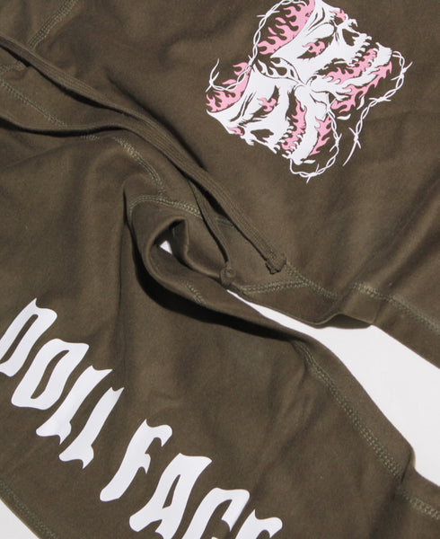 Army Green/Baby Pink