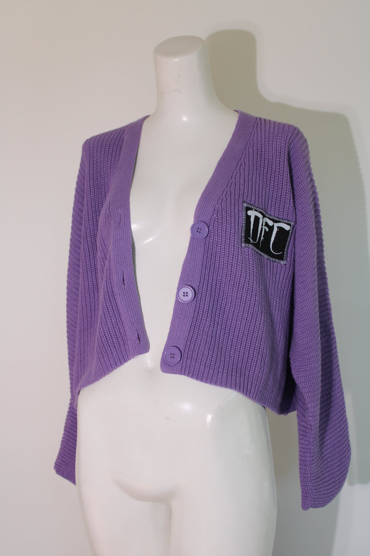 Violet Crop Sweater