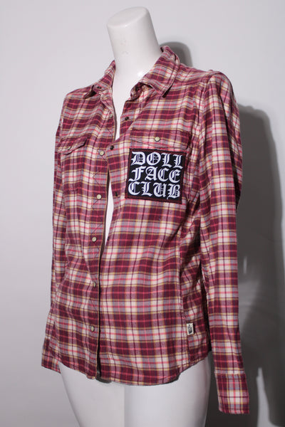Burgundy Flannel