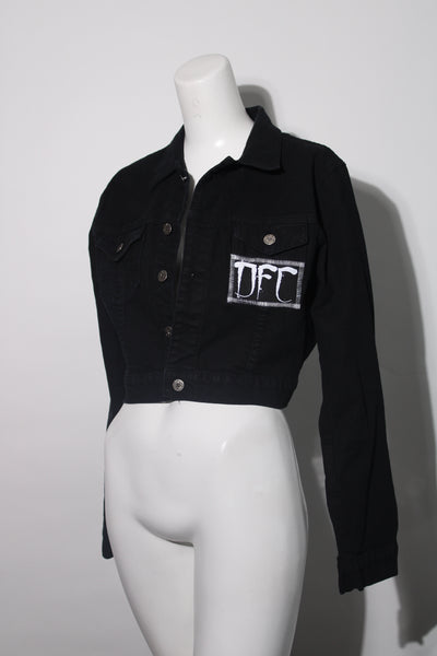 Stretchy Black Crop