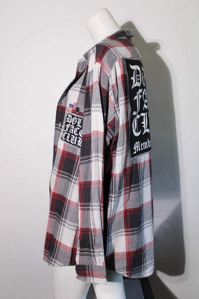 Grey/Red Flannel