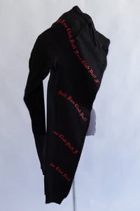 XL Black and Red Sweats